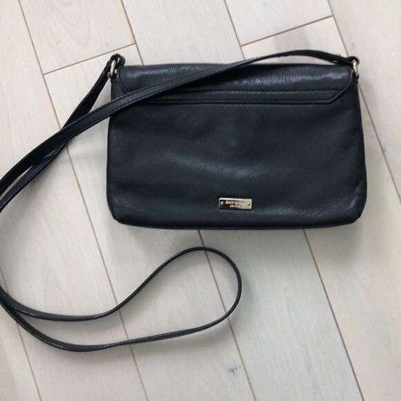 Kate Spade Women's Flap Sling Bag Black One Size - Picture 1 of 6